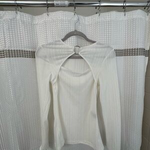 Ladies sweater white